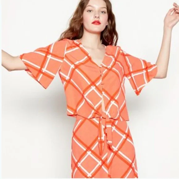 Orange Top and Trouser Set - Picture 3 of 6